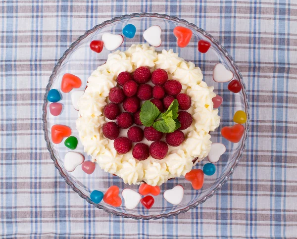 Gâteau un velours rouge — Photo