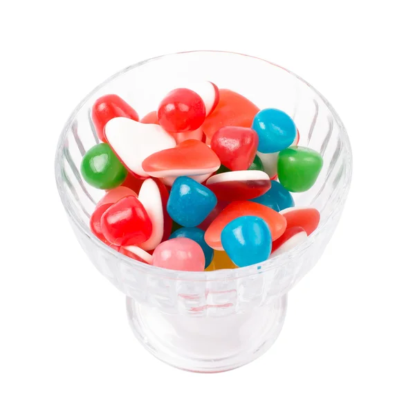 Fruit candies in a bowl Royalty Free Stock Images