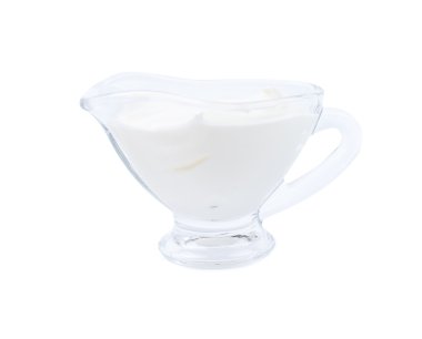 Ekşi krema sosu tekne 