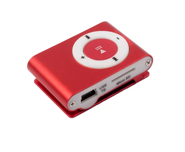 Os leitores de MP3 vermelho — Fotografia de Stock