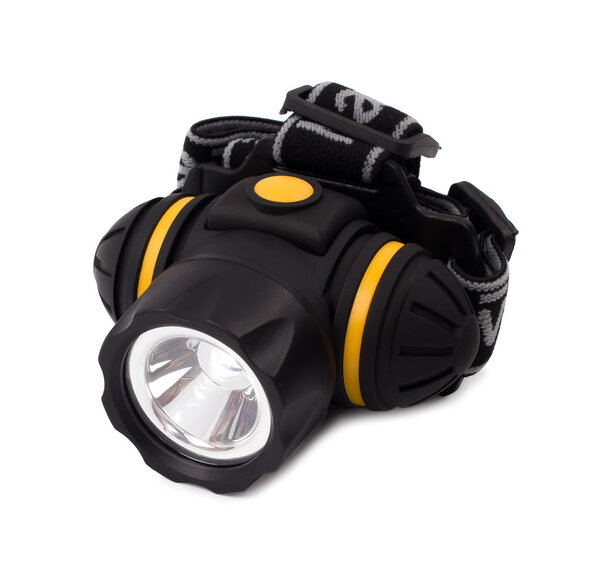 Small lamp on the head 