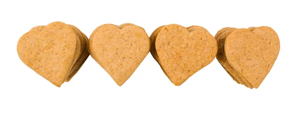 Biscotti il cuore — Foto Stock