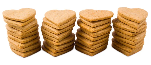 Galletas el corazón — Foto de Stock