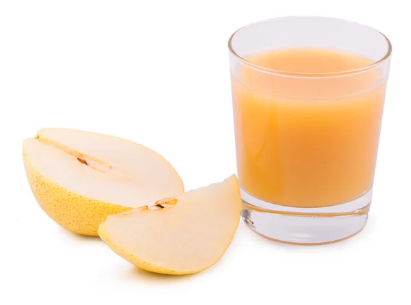 Peras y zumo de pera — Foto de Stock