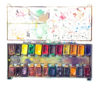 Bir sette guaş sanat 