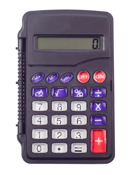 Kalkulačka malé, skládací, na — Stock fotografie