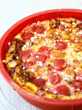 Arnavut kaldırımı çilek ve erik