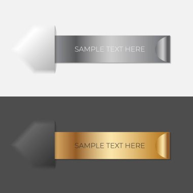 Örnek metin içeren soyut isim listesi. İsim etiketi, isim kartı, isim listesi ve iletişim bilgileri. İsim etiketleri, Vektör illüstrasyonu.