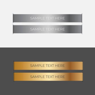 Örnek metin içeren soyut isim listesi. İsim etiketi, isim kartı, isim listesi ve iletişim bilgileri. İsim etiketleri, Vektör illüstrasyonu.