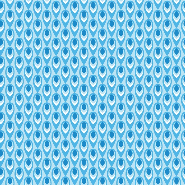 滴とシームレスな青パターン — ストックベクタ