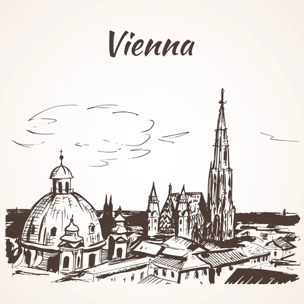 Catedral de Santo Estêvão, Viena —  Vetores de Stock