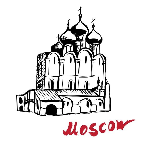 莫斯科-圣女修道院 — 图库矢量图片