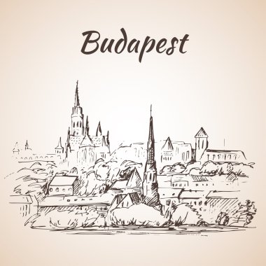 Panoramik Budapeşte - Macaristan