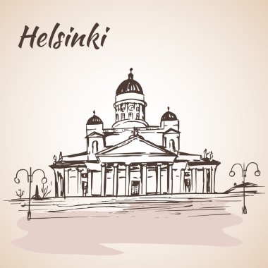 Helsinki Lutheran Katedrali - Helsinki, Finlandiya