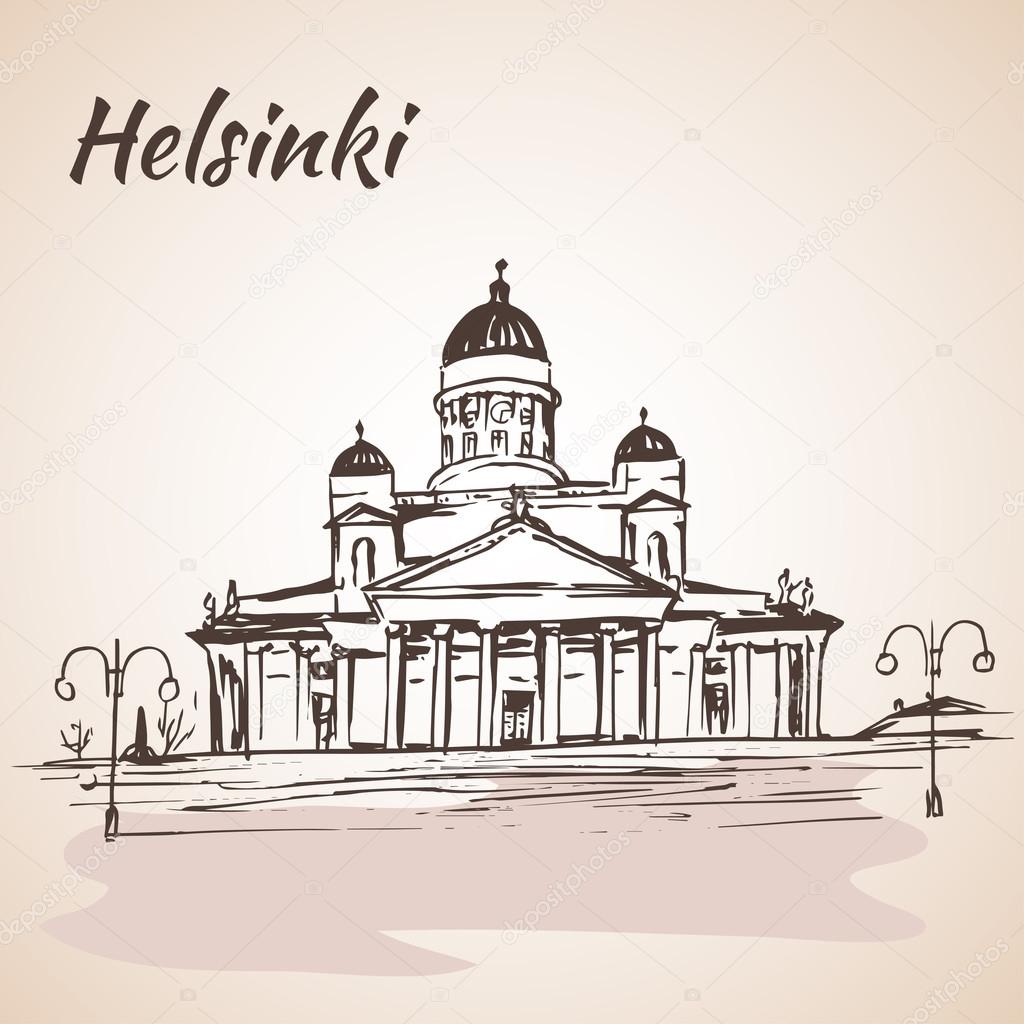 La cath drale luth rienne d Helsinki Helsinki Finlande 