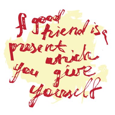 İyi arkadaşımdır kendinizi - size bir hediye kartı