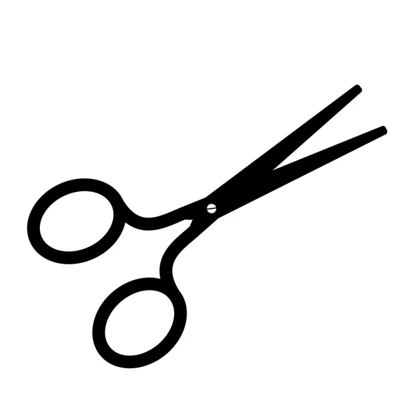 Isolated on white background scissors icon - vector — Stock Vector