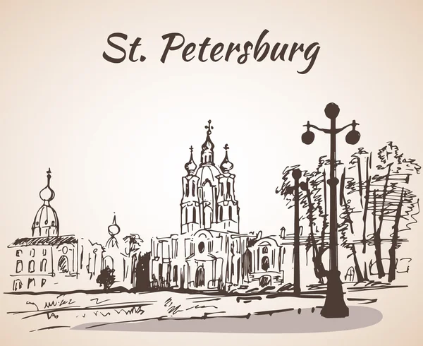 Smolny katedral, Saint-Petersburg, Rusya