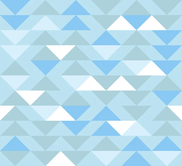 Abstraktes nahtloses blaues geometrisches Muster — Stockvektor