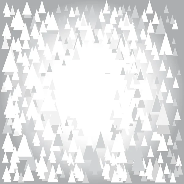 Patrón gris con triángulos decorativos y espacio de copia — Vector de stock