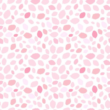 Pembe ile sorunsuz dekoratif arka plan yapraklar