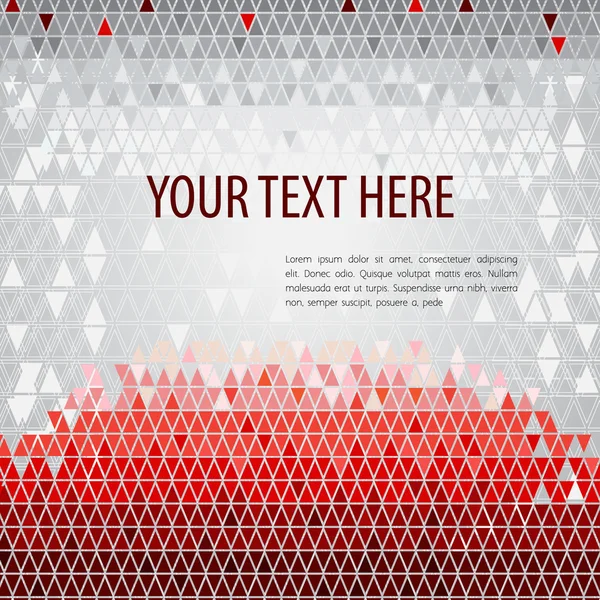 Renkli kırmızı üçgen ve kopya alanı ile arka plan