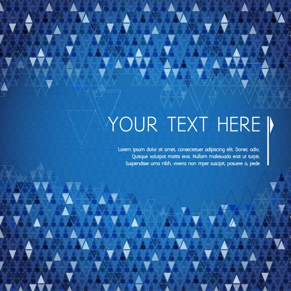Renkli mavi üçgen ile koyu arka plan ve sp kopyalayın
