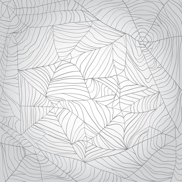 Fondo de tela de araña gris — Vector de stock