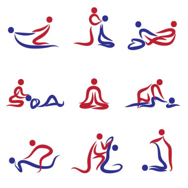 Masaj yaparken halklar kümesi