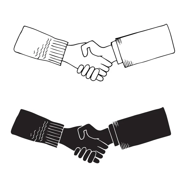 Символы рукопожатия — стоковый вектор