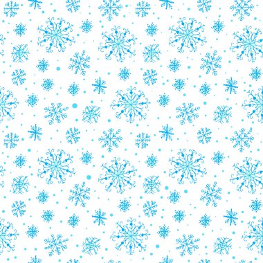 El sorunsuz kar taneleri beyaz zemin üzerine çekilmiş.