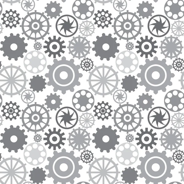 Seamless pattern with different wheels — Stock Vector