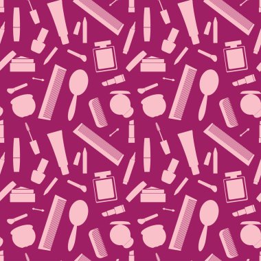 Makyaj elemanları ile sorunsuz arka plan