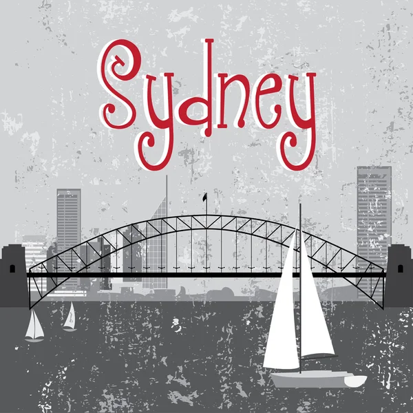 Puente del puerto de Sydney — Vector de stock