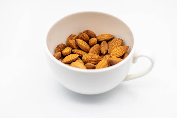 Nuts Int White Cup — Stock Photo, Image