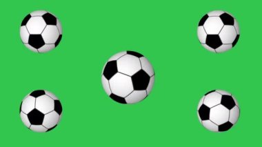 Yeşil Ekran Döndürülmüş Soccerballs 4K.mov