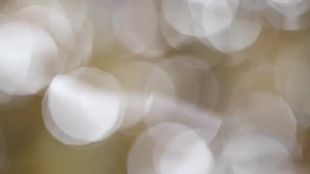 ボケ効果を有する水面上の太陽フレアの集光抽象的背景の閉鎖 — ストック動画