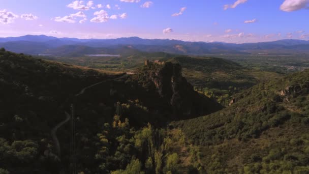 Bela Paisagem Com Vista Para Horizonte Floresta — Vídeo de Stock