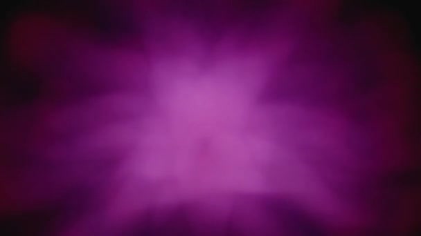 Résumé Fond Flou Lumière Néon Brillante Boule Plasma Luisant Dans — Video