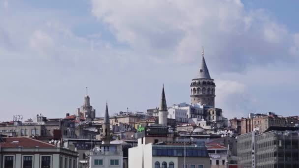 Vista Paisagem Istambul Distância — Vídeo de Stock