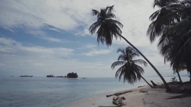 Wunderschöne Landschaft Von Guna Yala Panama — Stockvideo
