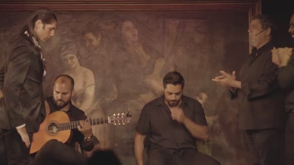 Actuación Flamenca Escenario — Vídeos de Stock