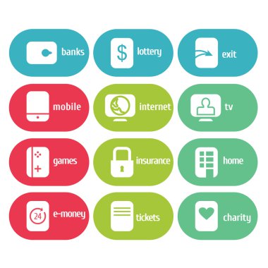 Vektör Infographic Icone Set