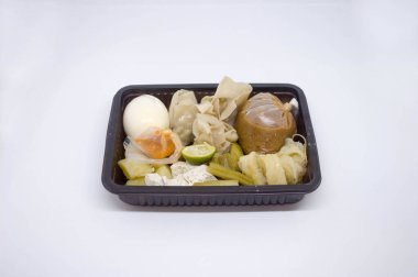 Beyaz Arkaplan üzerinde izole edilmiş bir Konteyner Kutusu Öngörünümü