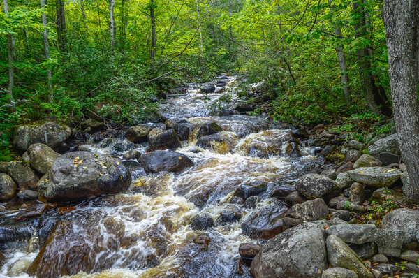 Mountain river, North, Canada