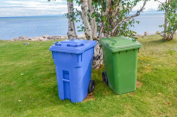 Reciclar bin Canadá — Fotografia de Stock