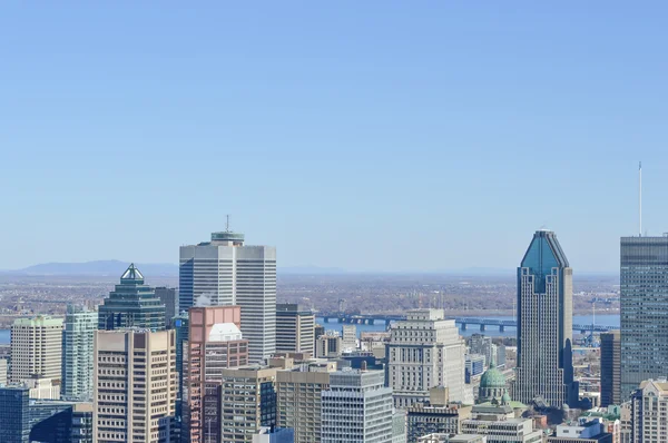 Montreal Skyline in primavera — Foto Stock