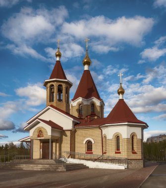 Orthodox Church of St. Panteleimon the Healer city of Petrozavodsk. The temple was consecrated May 30, 2010