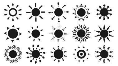 Siyah kabartma siluet güneş her şey için batar
