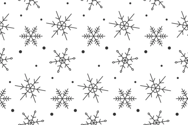 Beyaz arkaplandaki kar taneleri pürüzsüz desen